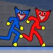 Stickman Huggy Party Duo